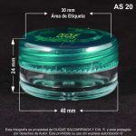 Caja Cosmética X 10 Gramos Tapa Rosca Verde - Image 2