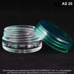 Caja Cosmética X 10 Gramos Tapa Rosca Verde - Image 3