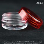 Caja Cosmética X 10 Gramos Tapa Rosca Roja - Image 3