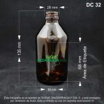 Envase X 250 ML Redondo Vidrio Ámbar - Image 2
