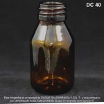 Envase X 60 ML Redondo Vidrio Ámbar