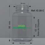Pastillero X 180 ML Transparente - Image 2