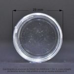 Pomo X 3 Gramos Base Transparente Tapa Presión - Image 3