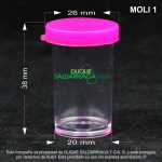 Vaso X 9 ML  Con Tapa Presión - Image 2