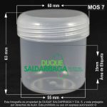 Pote Convexo X 120 ML Natural Con Tapa - Image 2