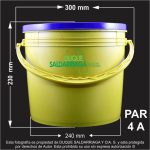 Cuñete X 10 Litros Recuperado Amarillo - Image 2