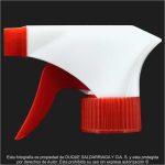 Pistola # 28 Blanco-Rojo Punta Cuadrada