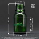 Envase X 10 ML Vidrio Verde Dinni - Image 2