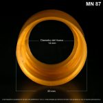 Tapa #18 Perforada Dorada - Image 3