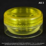 Caja Cosmética X 5 Gramos Tapa Rosca Amarilla