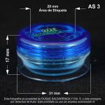 Caja Cosmética X 5 Gramos Tapa Rosca Azul - Image 2