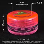 Caja Cosmética X 5 Gramos Tapa Rosca Fucsia - Image 2