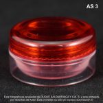 Caja Cosmética X 5 Gramos Tapa Rosca Roja