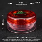 Caja Cosmética X 5 Gramos Tapa Rosca Roja - Image 2
