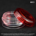 Caja Cosmética X 5 Gramos Tapa Rosca Roja - Image 3