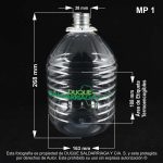 Envase X 3800 ML Redondo Con Manija - Image 2