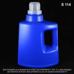 Envase X 3000 ML Oval Azul Con Tapa Dosificadora