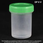 Envase X 80 ML Cilíndrico Tapa Verde