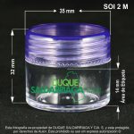 Pote X 10 ML Elite Transparente Con Tapa Morada - Image 2