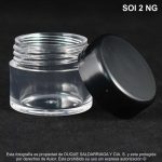 Pote X 10 ML Elite Transparente Con Tapa Negra - Image 3