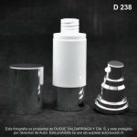 Envase X 30 ML Airless Tapa Plata Base Blanca - Image 4