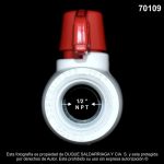 Llave De Bola Blanca 1 PZ Rosca - Image 3