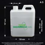 Garrafa X 1000 ML Cuadrada Blanco Recuperado - Image 2
