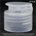 Tapa # 28 Flip Top Transparente