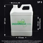 Garrafa X 4000 ML Cuadrada Blanca Recuperada - Image 2