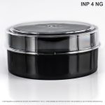 Pomo X 160 Gramos Negro Con Tapa Presión