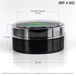 Pomo X 160 Gramos Negro Con Tapa Presión - Image 2