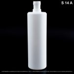 Envase X 500 ML Cilíndrico Cuello Largo Blanco