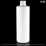 Envase X 240 ML Cilíndrico Cuello Corto Blanco