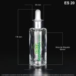 Gotero X 50 ML Con Tapa Plata - Image 2