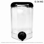 Dispensador X 600 ML Negro- Transparente - Image 5