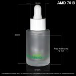 Gotero X 30 ML Con Tapa Blanca - Image 2