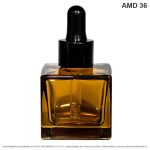 Gotero X 30 ML  Ámbar Cuadrado