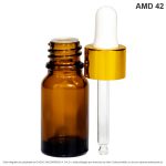 Gotero X 20 ML Ámbar Tapa Dorada - Image 3