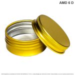 Pote X 20 Gramos Aluminio Dorado - Image 3