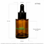 Gotero X 30 ML Ámbar Tapa Negra