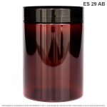 Pote X 300 ML Ámbar Tapa Negra