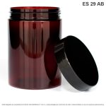 Pote X 300 ML Ámbar Tapa Negra - Image 3