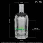 Envase X 750 ML Botella Tapa Corcho - Image 2