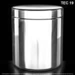 Pote X 800 ML Metalizado Plata