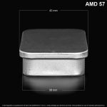 Pote X 30 Gramos Aluminio Rectangular - Image 3