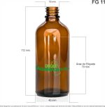 Envase X 100 ML Ámbar Dinni - Image 2