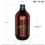 Envase X 400 ML Capsula Ámbar - Image 2