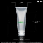 Envase Colapsible X 170 ML Cerrado Natural Con Tapa - Image 2