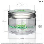 Pote X 310 ML Con Tapa Plata - Image 3