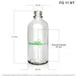 Envase X 100 ML Transparente Dinni - Image 2